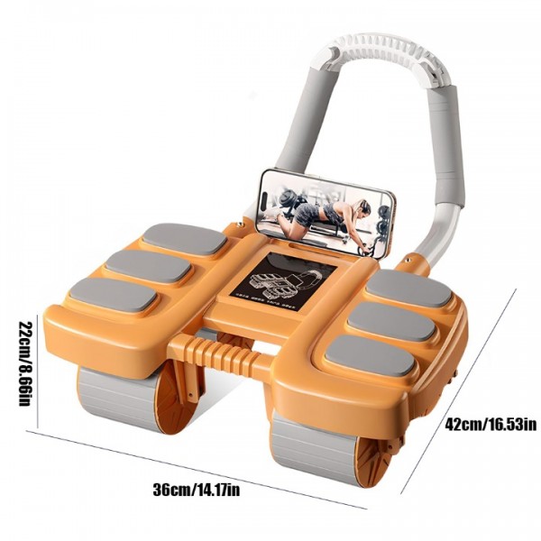 Abs Abdominal Wheel Roller Ab Core Body Training Strength Fitness Gym Exerciser