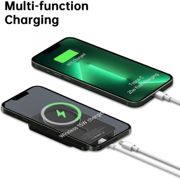 Magnetic Wireless Power Bank Fast Charging Portable Battery Pack