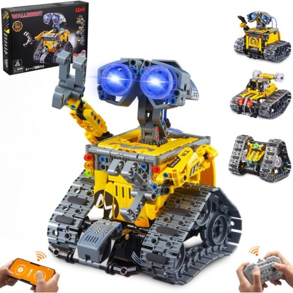 4 in 1 Roboter Kinder Technik Ferngesteuert Bauspielzeug - App & Fernsteuerung