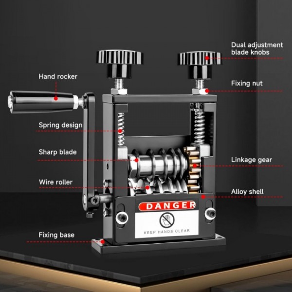 Elektrische und manuelle Kabel Abisoliermaschine mit 6 Kanälen
