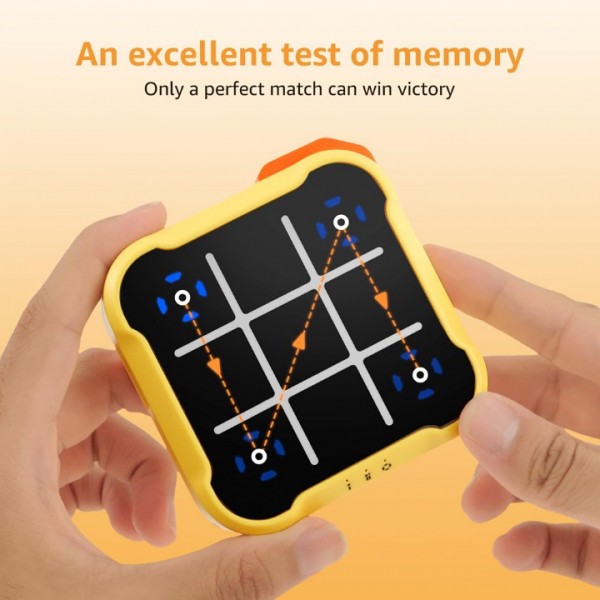 4-in-1 Tic Tac Toe Handheld Game Console with Memory Mode