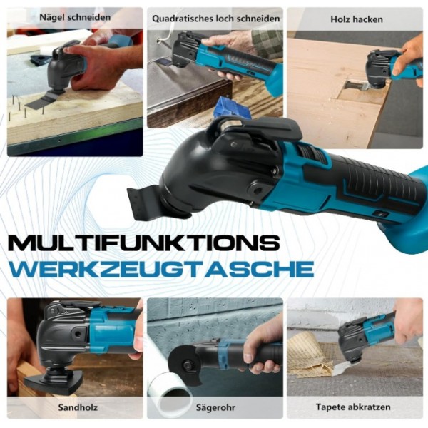 300W Multifunction Electric Tool with 22 Accessories for Wood Metal and Plastic