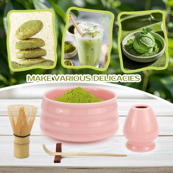 Matcha Whisk Set with Bowl and Tea Accessories