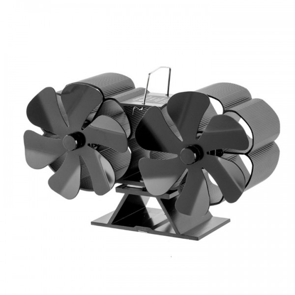 12 Blade Heat Powered Stove Fan