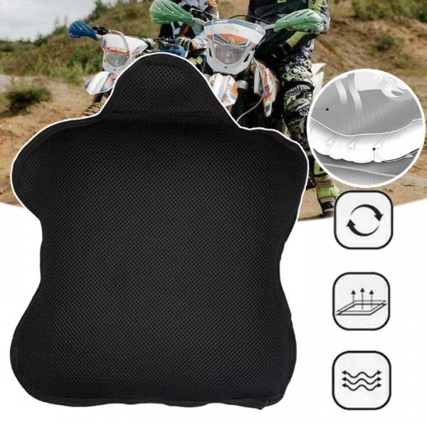 3D Gel Motorrad Sitzkissen Kissenauflage Sitzeinlage Gelkissen Moto Sitzpolster