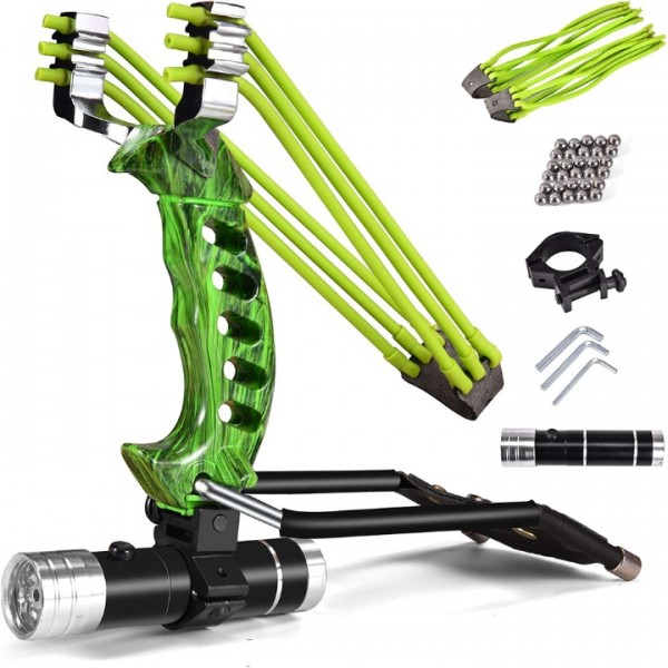 Adults Powerful Slingshot Catapult Handle Sling Sh...