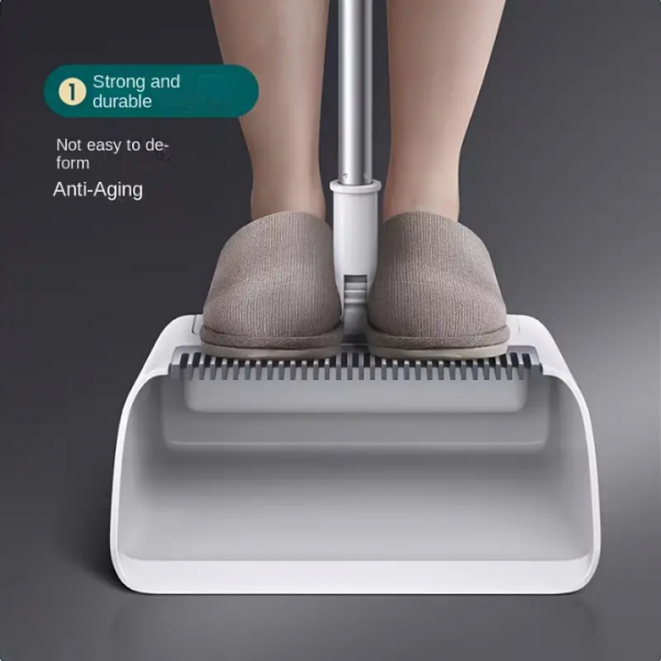 180 Degree Rotating Broom and Dustpan Set for Deep Cleaning
