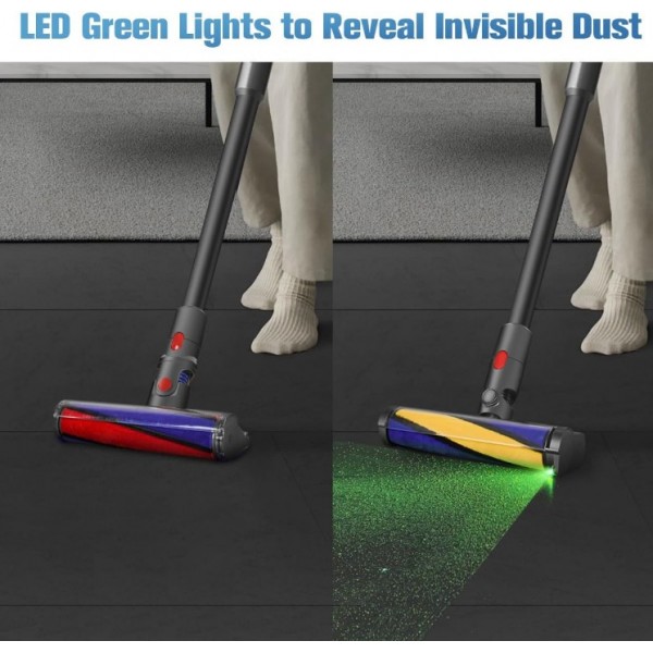 Roller Brush With LED Green Light