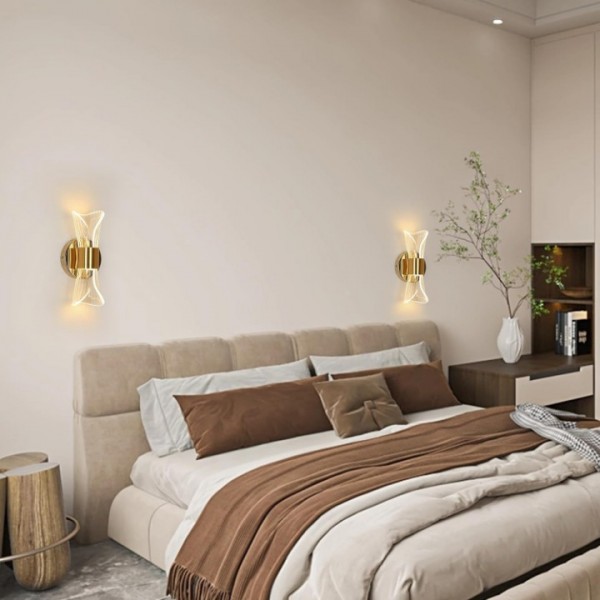 Modern Dimmable LED Wall Lamp with 3 Color Temperatures