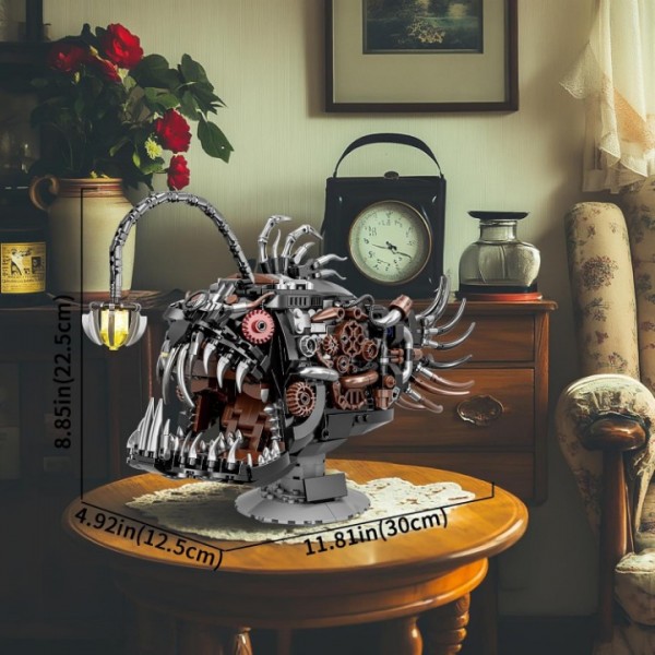 Glowing Mechanical Anglerfish Building Kit