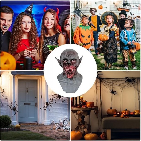 Scary Vampire Latex Mask Halloween Costume Party Accessory