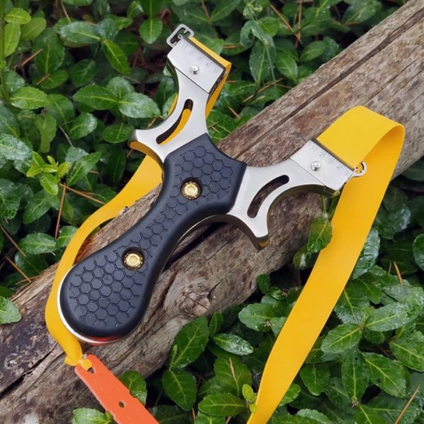 Schleuder Jagd Sling Shot Setfür Erwachsene, Professionelle Edelstahl Taktische