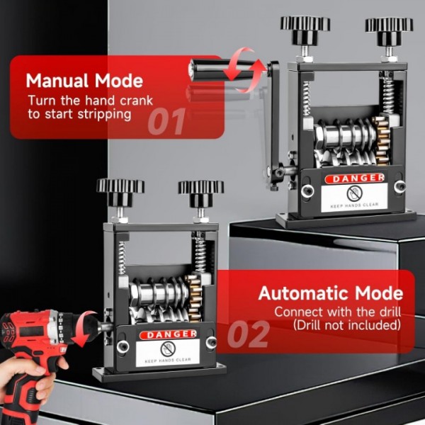 Elektrische und manuelle Kabel Abisoliermaschine mit 6 Kanälen