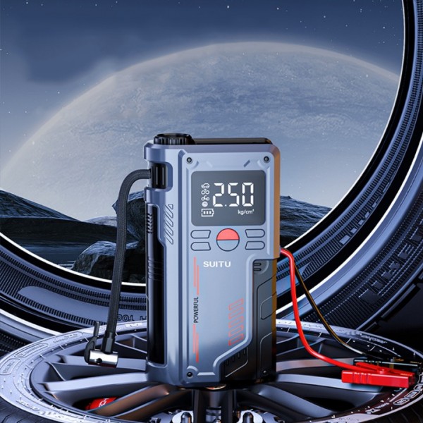 12V Car Jump Starter & Air Compressor with LED