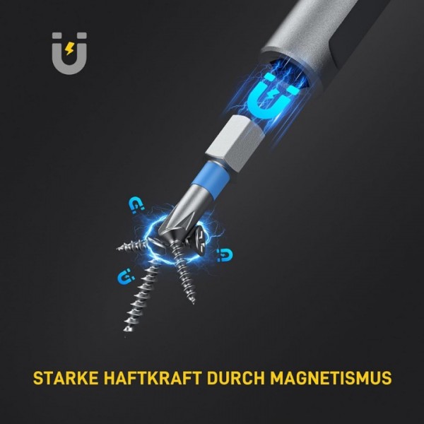 42-in-1 Magnetic Ratchet Screwdriver Set with S2 Steel Bits