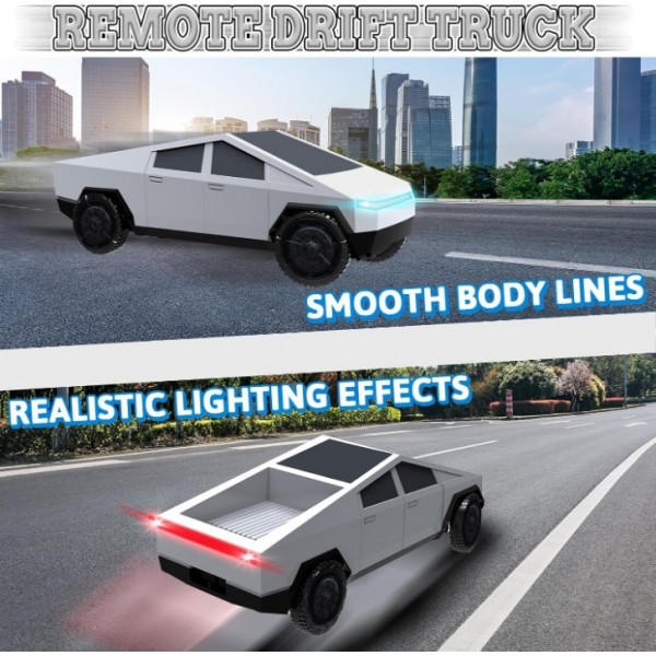 2.4GHz All-Terrain RC Truck Toy with Dual Batteries