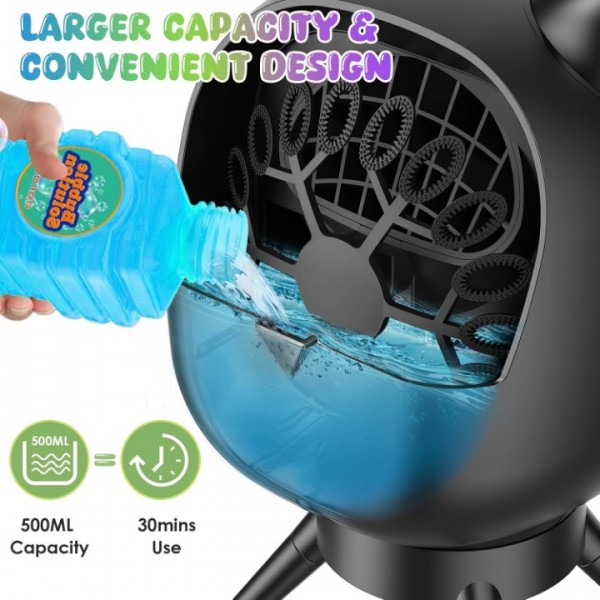 Rechargeable Bubble Machine for Kids