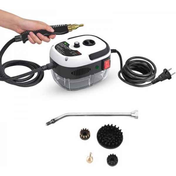 2500W High Pressure Steam Cleaner with 3 Brush Hea...