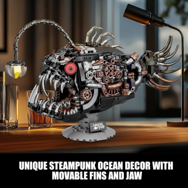 Glowing Mechanical Anglerfish Building Kit
