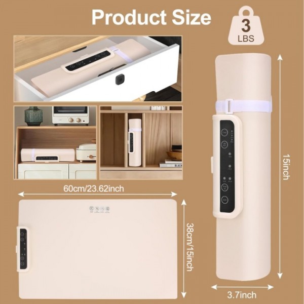 Foldable Electric Food Warmer Mat