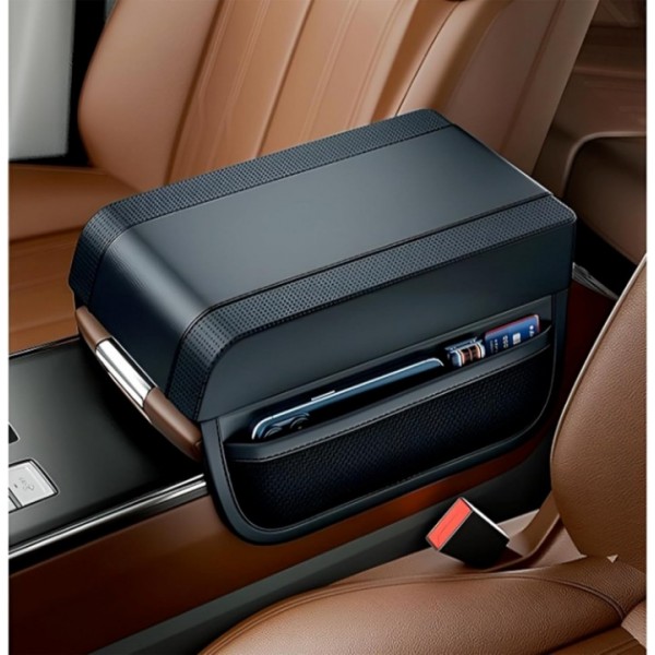 Memory Foam Car Armrest Pad Universal Cushion Support Black