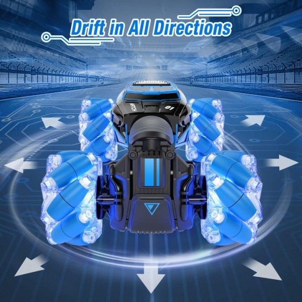 4WD Hand Gesture 360° Sensing RC Transform Stunt ...
