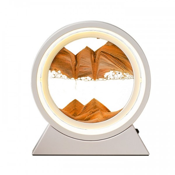 8.5 Inch 360° Rotating Glass Sandscape Art Decor