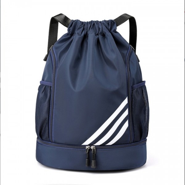 Waterproof Drawstring Gym/Swimming Sports Bag/Backpack with Shoe Compartment