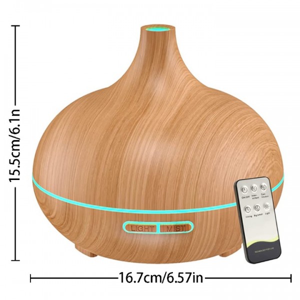 500ml Ultrasonic Aroma Diffuser with Remote Control