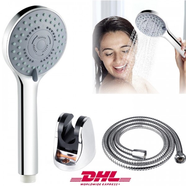 Hansgrohe Handbrause Duschkopf Brausekopf 5 Strahlarten mit 1,5M-Schlauch NEU