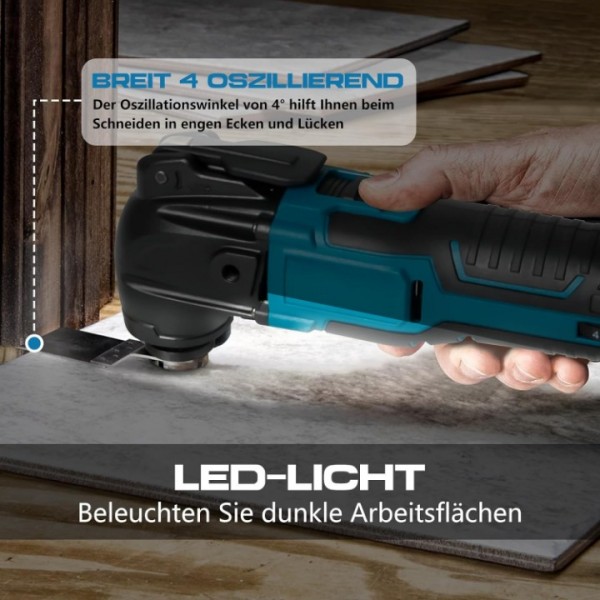 300W Multifunction Electric Tool with 22 Accessories for Wood Metal and Plastic