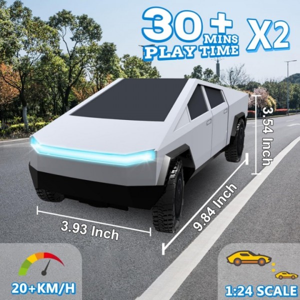 2.4GHz All-Terrain RC Truck Toy with Dual Batteries