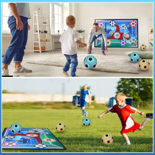 Football Game Set for Kids, Football Gifts for Boys Indoor Outdoor Soccer Games