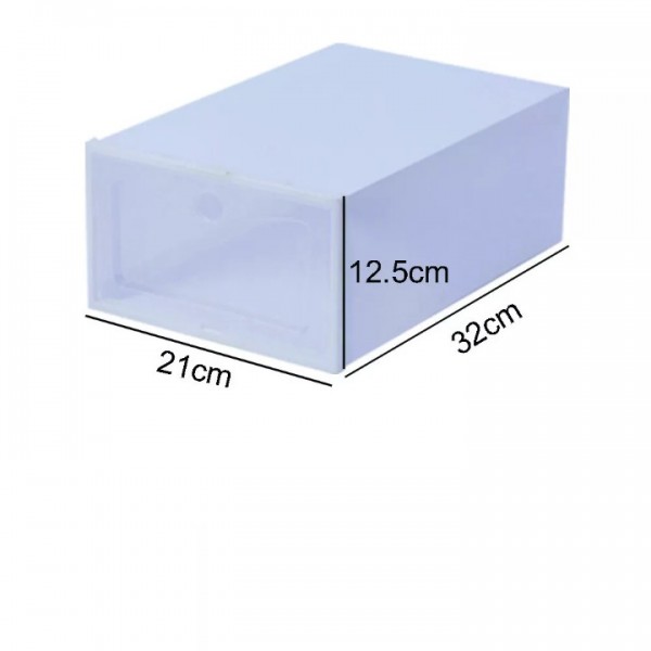 Shoe Storage Box Rack Stacking Cabinet Footwear Dustproof Free Assembly