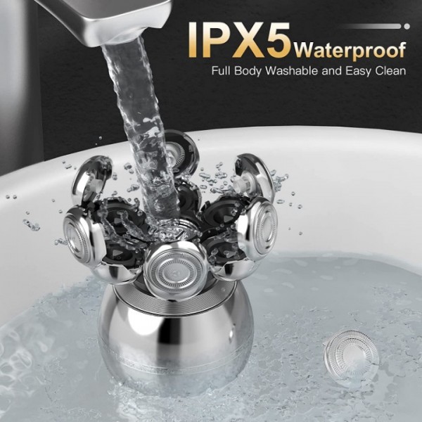 7-head waterproof hair clipper grooming kit