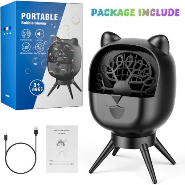 Rechargeable Bubble Machine for Kids