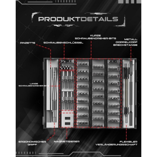 128-in-1 Precision Screwdriver Set