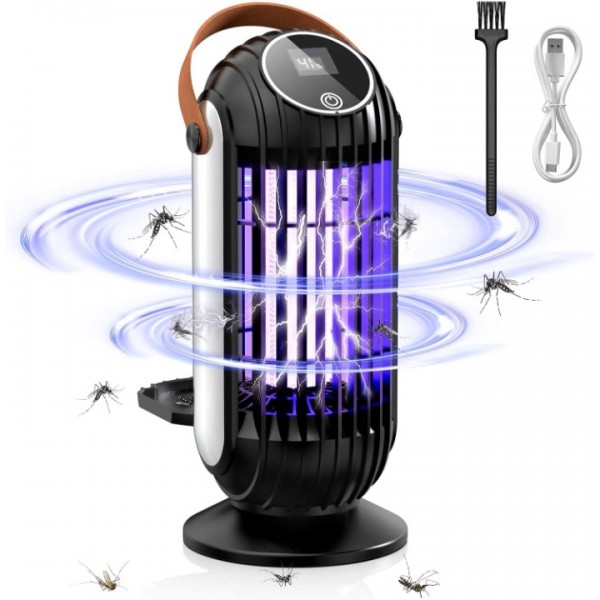 Mosquito Killer Lamp Electric Rechargeable Zapper Bug Fly Insect Trap UV Light