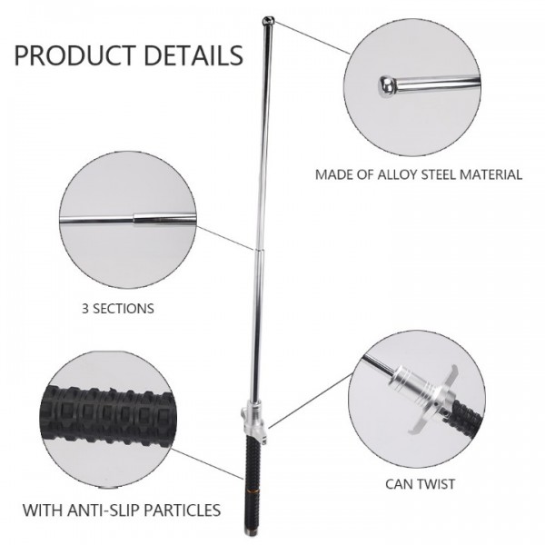 Telescopic Self-Defense Stick Outdoor Safety Gear