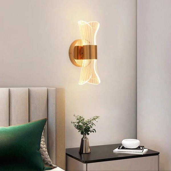 Modern Dimmable LED Wall Lamp with 3 Color Temperatures