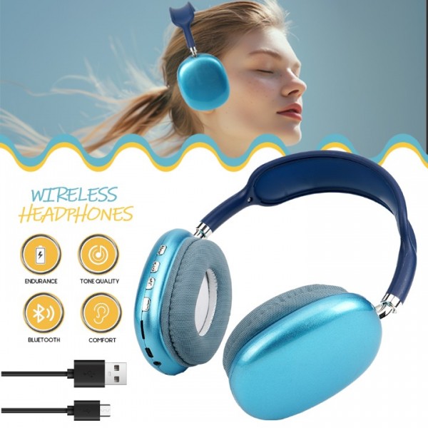  Wireless Bluetooth Headphones with Noise Cancelling Over-Ear Earphones 5.0 UK