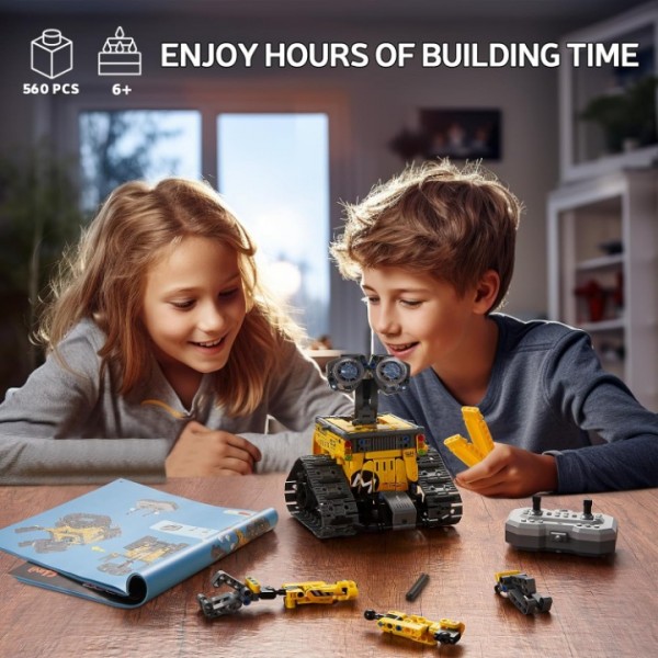 4 in 1 Roboter Kinder Technik Ferngesteuert Bauspielzeug - App & Fernsteuerung