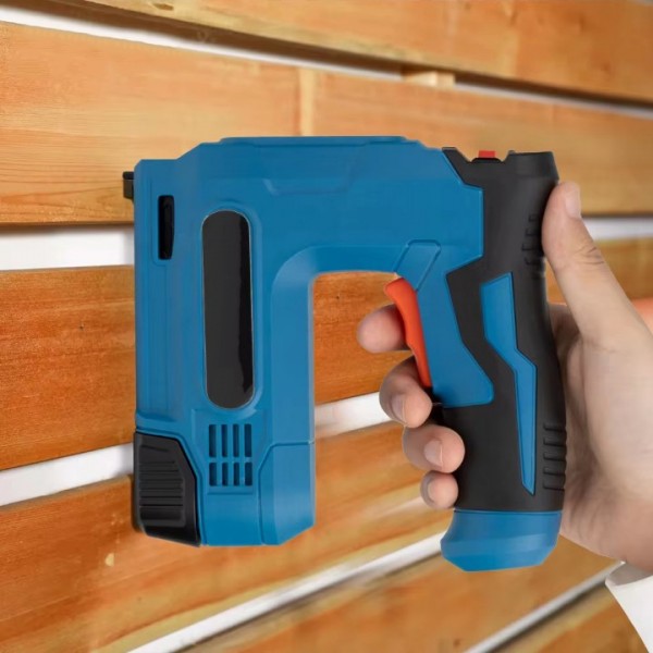 Cordless Electric Nail Gun with 2000mAh Battery and Staples
