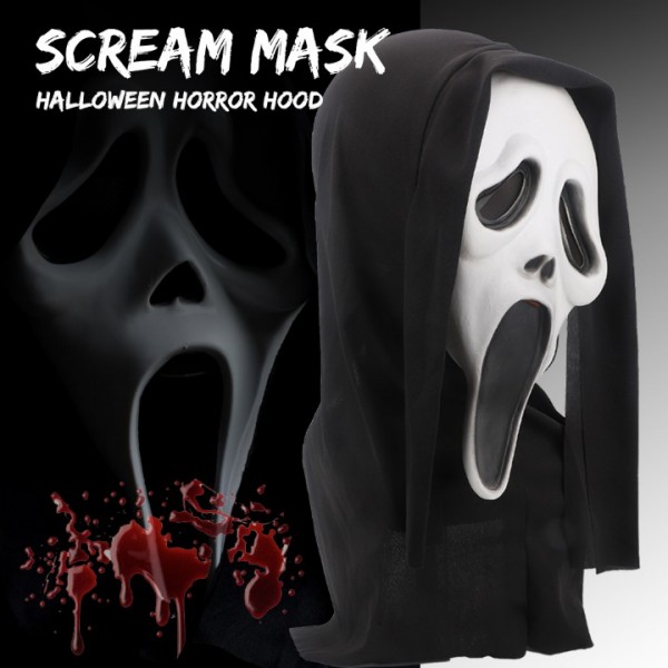 Realistic Latex Skull Mask for Halloween Horror Party Costume