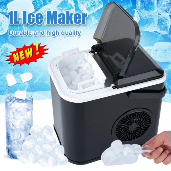 Profi~ Eiswürfelmaschine Eiswürfelbereiter Ice Maker 12KG/24H Selbstreinigendes