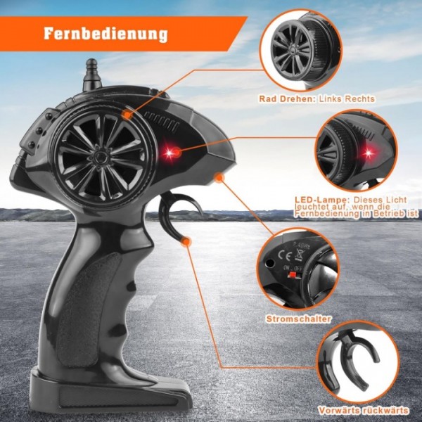 1:18 RC Car Off-Road Remote Control Toy with 20km/h Speed