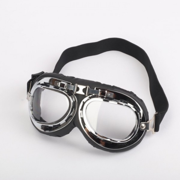 NEU Helm Halbschale plus Brille Motorradhelm Retro DDR Oldtimerhelm