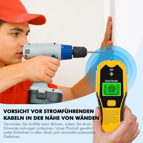 Multifunktionaler Wand und Leitungsdetektor