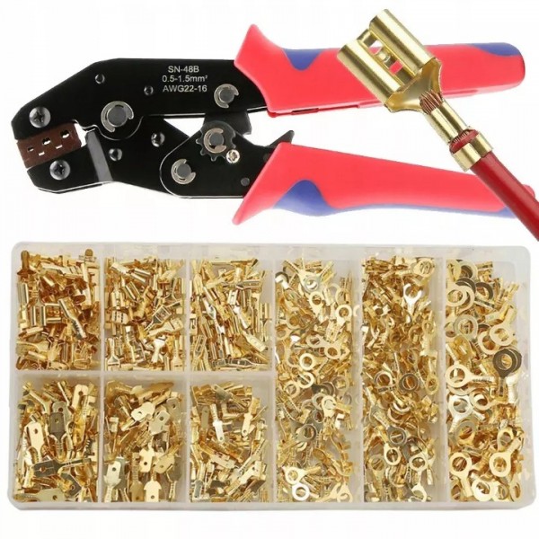 Crimping Pliers 0.5-2.5 mm² AWG22-14
