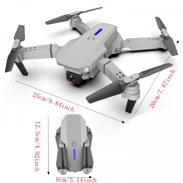 4K HD Drohne mit Dual Kamera RC Quadrocopter Spielzeug Kamera-Drohnen FPV Drone